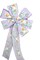 Easter Wired Wreath Bow - Bunny Truck - Purple Plaid product 4